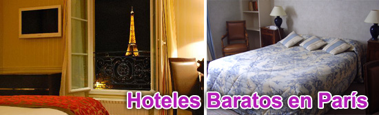 Hoteles baratos Paris